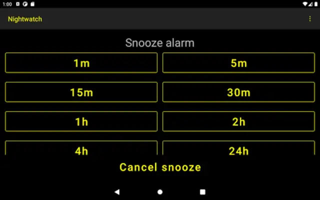 Nightwatch - A Nightscout client android App screenshot 0