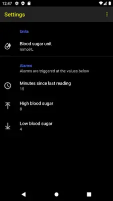 Nightwatch - A Nightscout client android App screenshot 9